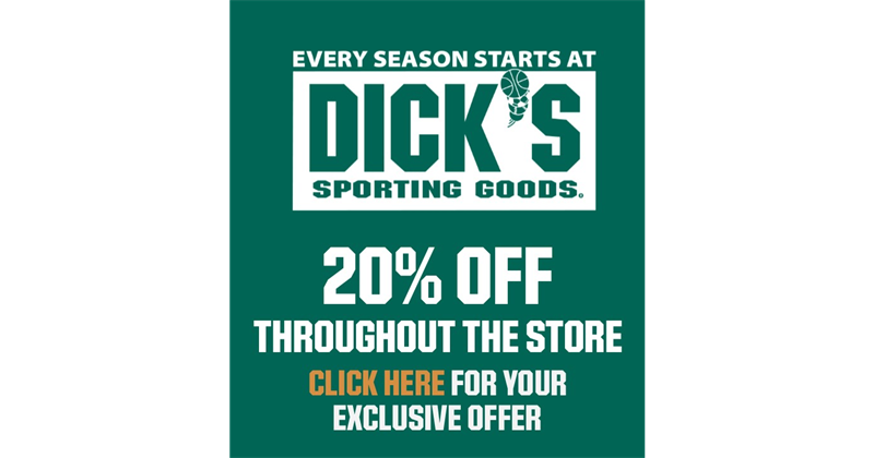 Dick's Sporting Good Discount Weekend
