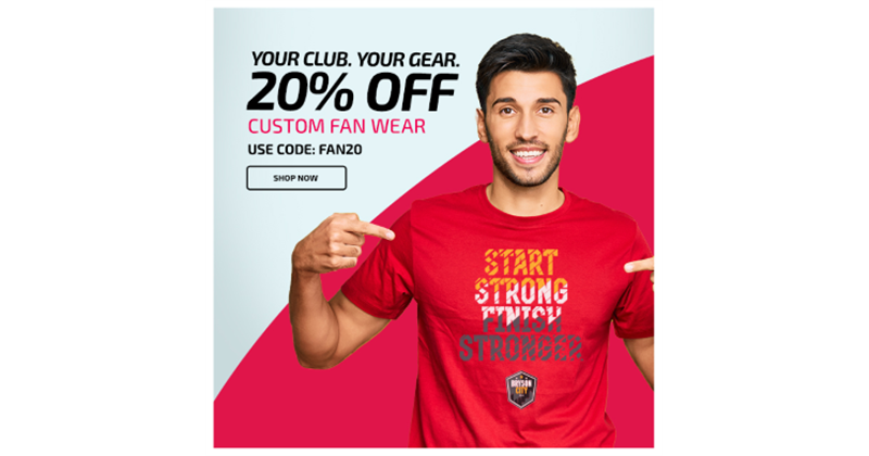 20% off Discount- NSC Soccer.com Fan Shop