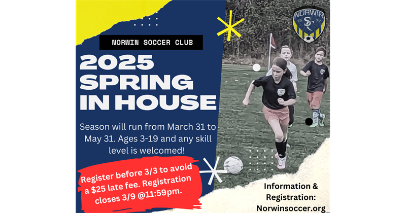 Spring '25 In-House Registration is NOW OPEN! 